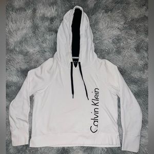 White Calvin Klein Hoodie